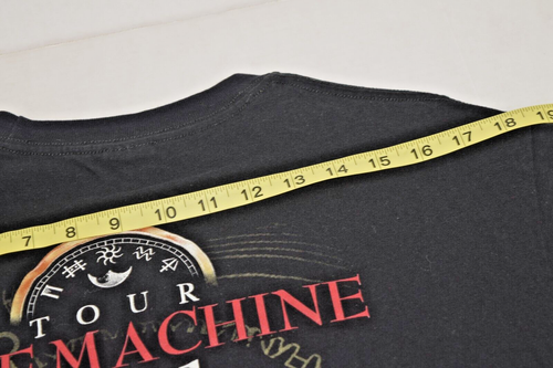 Vintage Band T-Shirt Size M 2011 Black Rush Time Machine Tour Front Back Graphic - Picture 8 of 10