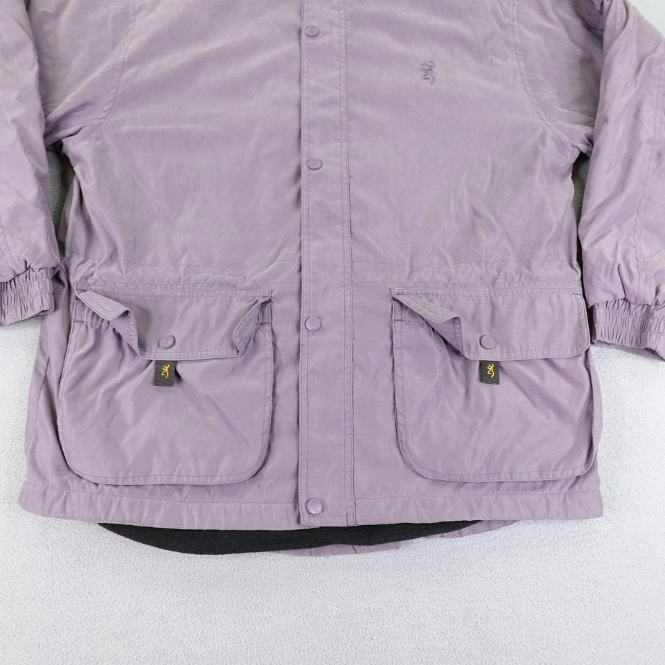 Chaqueta Browning Mujer Mediana Púrpura Forrada de Vellón Caza Tareas Granero Abrigo Trabajo ^ Foto 4 de 4