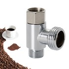 3 way 3/8" 1/2"Thread Stainless Steel Water Feed Adapter Tee Connector