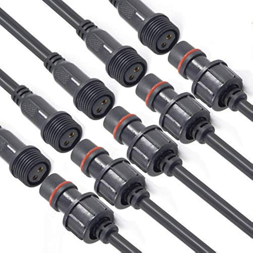 Wasserdichte Steckverbinder 2 Draht, 16 AWG Stecker Buchse Stecker LED Stecker mit 2 Pin