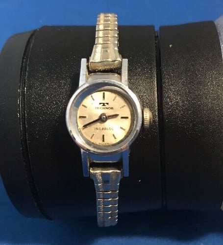 vintage technos automatik uhr incabloc damen BOT. 1969 - Bild 1 von 9