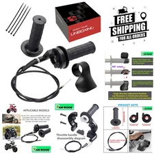Ergonomic Throttle Handle & Cable for ATV/Dirt Bikes - Boost Your Ride Comfort