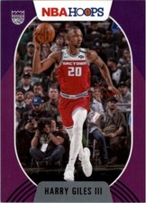 2020-21 Hoops Purple #181 Harry Giles III Sacramento Kings *+*