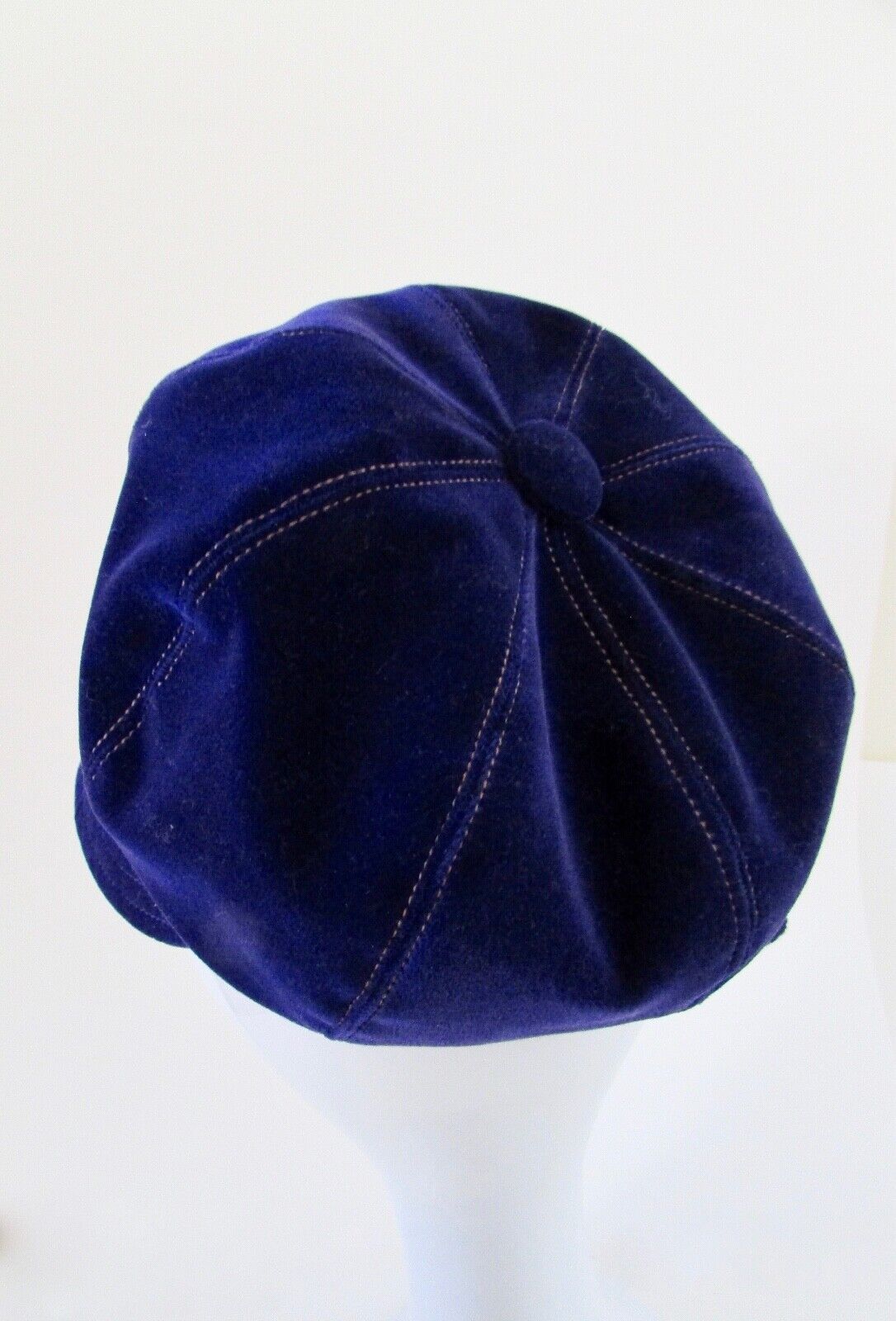 Eric Javits New York Purple Velvet Newsboy Cap - image 4