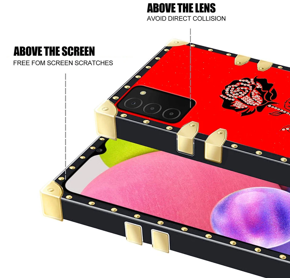 Rose Cover Case For 14 15 S22 S23 Huawei LG Motorola Tecno Honor Google Tmobile - Image 3 of 4