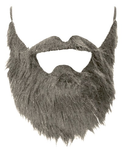 Dress Up America Fake Beard Costume - Costume Beard and Mustache - One Size - Picture 6 of 6