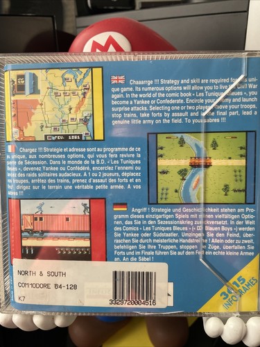 🕹Commodore 64--NORTH AND SOUTH-Game By Infogrames-VGC- *Tested* 2x Cassettes - Picture 2 of 4