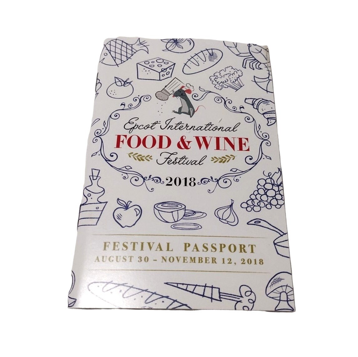 Walt Disney World Park 18 Epcot International Food And Wine Festival Passport Ebay