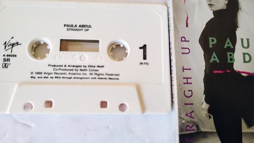 PAULA ABDUL - Straight Up (1988 Virgin Records) vintage used cassette tape - Picture 3 of 5