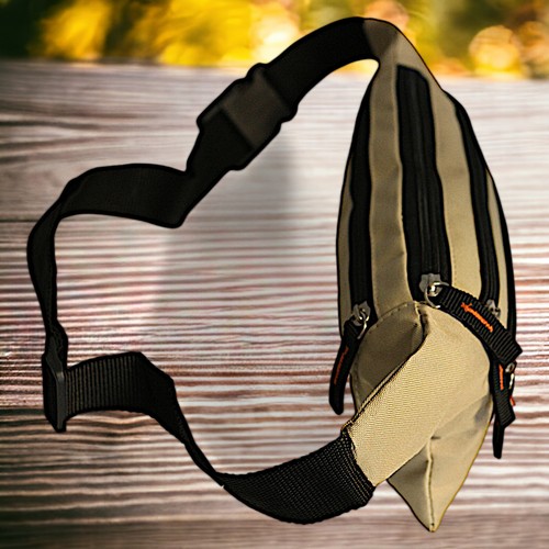 4 Compartment Slim Jogging Belly Bag Hip Bag Jogging Bag Sports - Picture 10 of 24