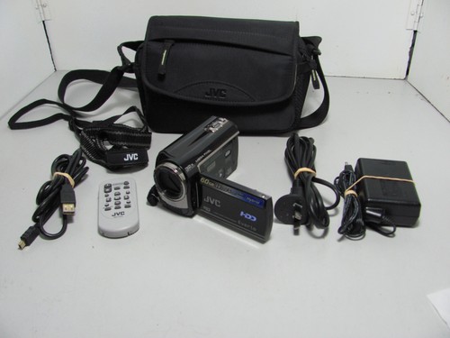 JVC Everio GZ-MG465BAA Hybrid HDD 60GB Camcorder Fully Tested & Working