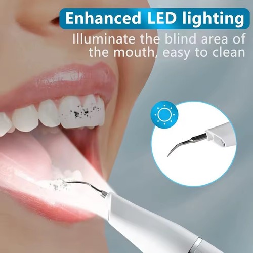 Ultrasonic Plaque Remover for Teeth with 5 Modes - Powerful Dental Tooth Cleaner - Picture 12 of 24