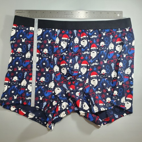St. John's Bay Christmas Boxer Briefs | Cotton & Spandex | Extra Large - Picture 2 of 4