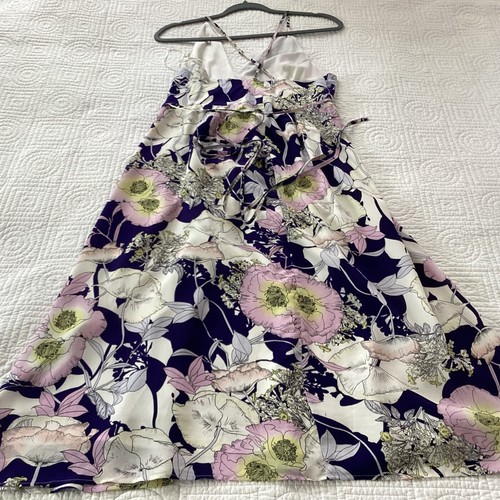Yumi Kim Silk Wrap Dress in Bora Bora Navy City light Dress Size XS 100% Silk - Picture 13 of 16