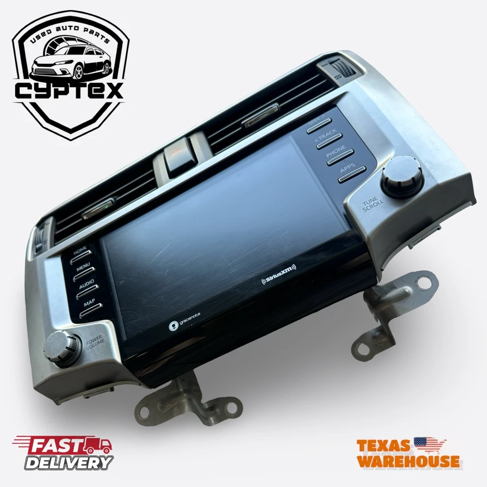 2020-2024 丰田 4 RUNNER 收音机音频显示带接收器 CARPLAY 8614035440 — 第 2/4 张图片