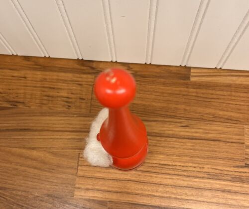 Sweden Tomte Gnome Elf Santa 7.5" Wooden Beard with Tall Hat Vintage - Picture 5 of 7