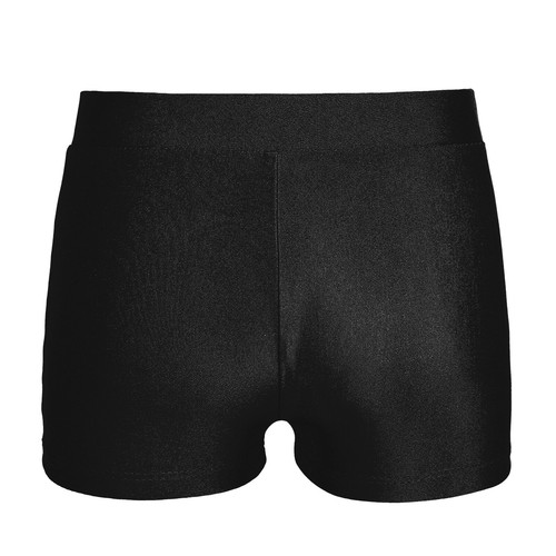 Kids Girls Figure Skating Costume Color Block Bodysuit With Shorts Yoga Shiny - Picture 22 of 94