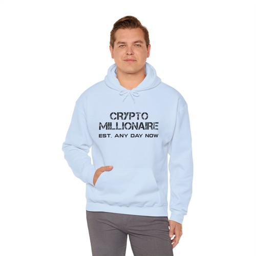 Crypto Millionaire Est. Any Day Now Hoodie Sweatshirt, Crypto Hoodie, Blockchain - Picture 47 of 67