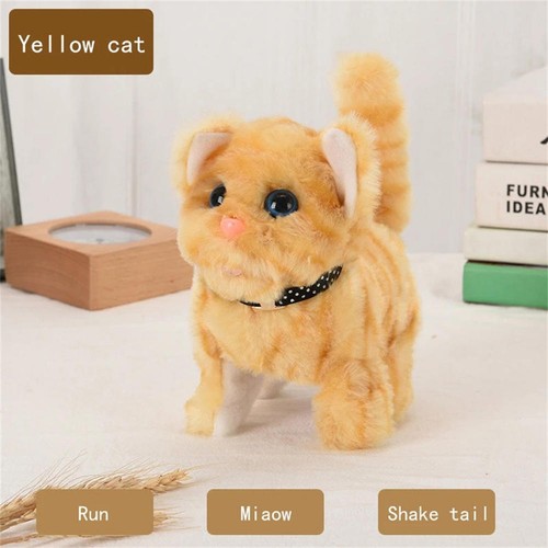 Juguete de peluche suave gato robot electrónico animal lindo gatito encantador para niños - Imagen 7 de 13