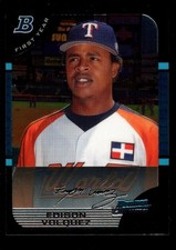 EDISON VOLQUEZ $15+ MINT MIAMI MARLINS ROOKIE  #134  2005 BOWMAN CHROME