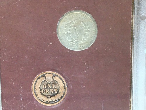 American Coin Treasures Indian Head Penny & Liberty Nickel 1800er seltenes Münzset - Bild 3 von 4