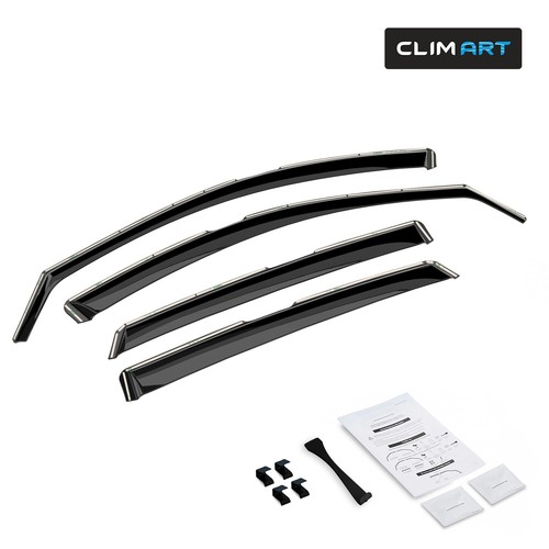 Sun Rain Visors Wind Rain Guards for 2023-2025 Honda Accord - Picture 5 of 7