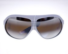 Cebe 2000 French vintage grey plastic pilot-style sunglasses for men-circa 1980s