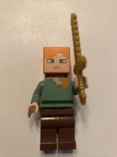 LEGO Minecraft Alex with sword Minifig Minifigure