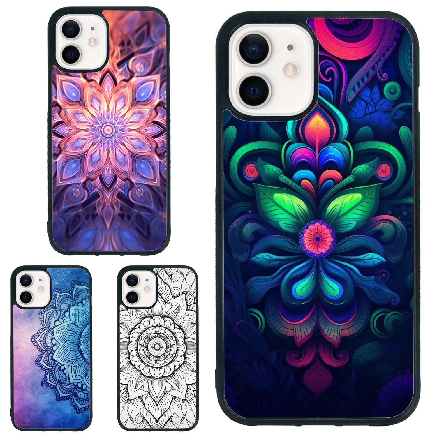 design mesmerizing psychedelic TPU Case For iPhone XS XR 6 7 8 Plus SE