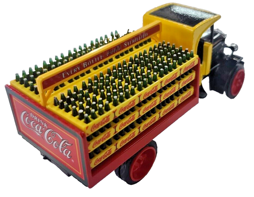 1994 Coca-Cola Metal Bank (Truck w/Coke Bottles) DIE CAST B397 NEW/ORIG BOX ERTL - Picture 18 of 23