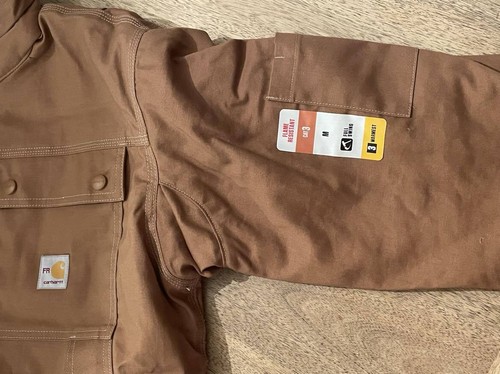 NWT Carhartt FR Full Swing Quick Duck Jacket (Brown) - Picture 2 of 14