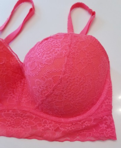 Victoria's Secret Bralette Bra Size S (D-DD) Lace Bright Colorful Brassiere UW - Picture 4 of 14