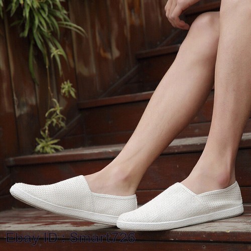 Mocasines planos informales de verano para hombre de malla hueca transpirables cómodos zapatos para conducir - Imagen 11 de 27