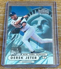 DEREK JETER 1998 Skybox Metal Universe BASE FOIL ! NEW YORK YANKEES !