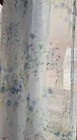 4 Vtg CROSCILL Sheer Floral Curtains 45x96” Pastel Colours  Pink Blue Green NWOT