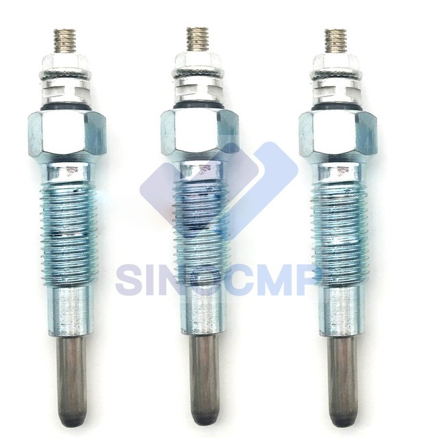 3PCS 3TNV76 3TNM74 3TNV70 ENGINE GLOW PLUG for JOHN DEERE YANMAR ENGINE