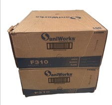 Saniworks Foodservice Towels White Color N-f310QCWA F310 Deluxe Towels
