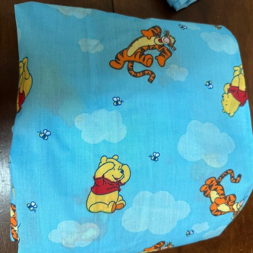 Vintage Disney Winnie the Pooh & Tigger Crib Sheets Flat & Fitted 2 PC Made USA - Picture 2 of 6