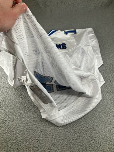 Vintage Roy Williams Detroit Lions Jersey Mens XL White Reebok On Field NFL 11 - Picture 24 of 24