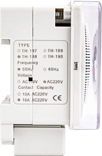 Mechanische Zeitschaltuhr - 24 Stunden Timer 220-240 V, 16 A, Universalschalter  - Bild 7 von 7