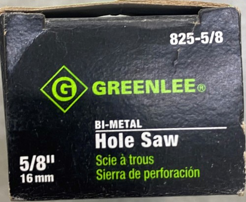 Greenlee 825-5/8  Bi-Metal Hole-Saw Size 5/8" 16mm - Picture 6 of 10