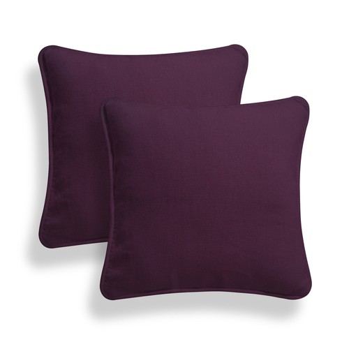 Pack of 2,4 Plain Dyed Cushion Cover Duck Quality 100%Cotton Home Sofa 16"18"20" - Picture 61 of 69