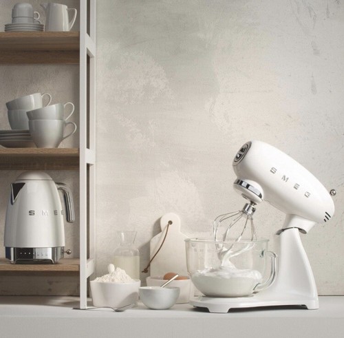 Robot de cocina de aluminio SMEG SMF13WHEU 800W - blanco - embalaje original - nuevo - 4,8 L mejor - Imagen 7 de 7