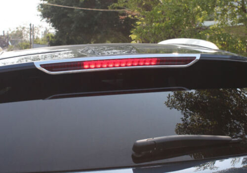 Fit For Lincoln MKX 2016 2017 2018 ABS Chrome Tail High Brake Light Cover Trim - Picture 9 of 10