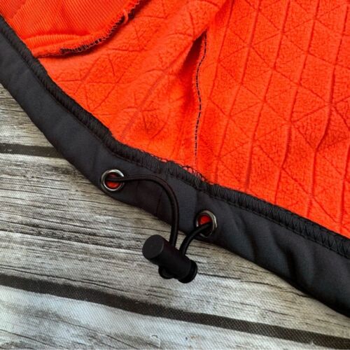 Asics Womens Lightweight Coat Jacket Grey Gray Salmon Coral S SM Small Thumbhole - Picture 10 of 16