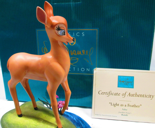 Disney WDCC Bambi Faline "Leicht wie eine Feder" Figur makelloser Zustand Wow... - Bild 11 von 21