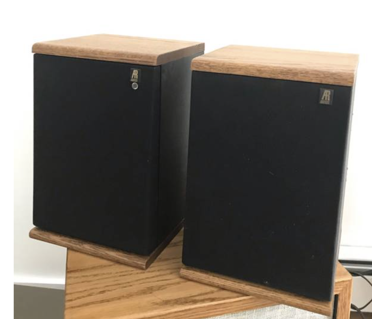AR TSW 115p teledyne acoustic research powered bookshelf speakers