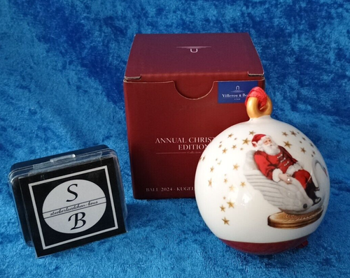 B24/91-12 Villeroy & Boch Edición Anual Navidad Bola 2024 Ø 7 cm EMBALAJE ORIGINAL - Imagen 1 de 4