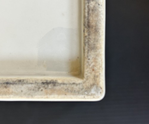 Antique/ VTG CHINESE ROC Turquoise Ground Floral Rectangular Porcelain Planter - Picture 17 of 18