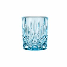 Nachtmann Whiskybecher 2er Set Noblesse, Tumbler, Kristallglas, Aqua, 295 ml